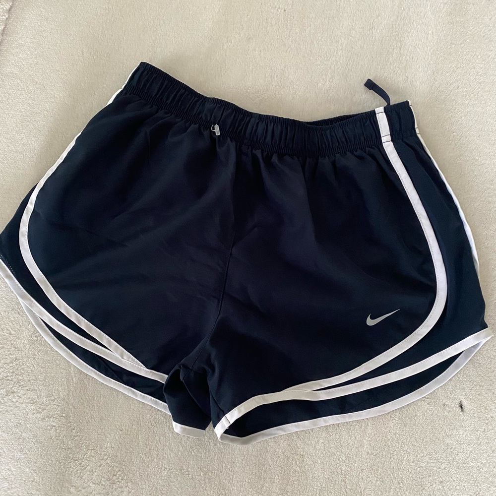 Nike Women's Navy Blue Athletic Shorts
